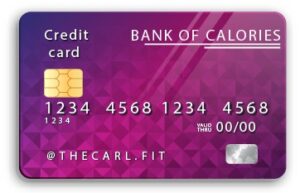 the credit card of the bank of calories